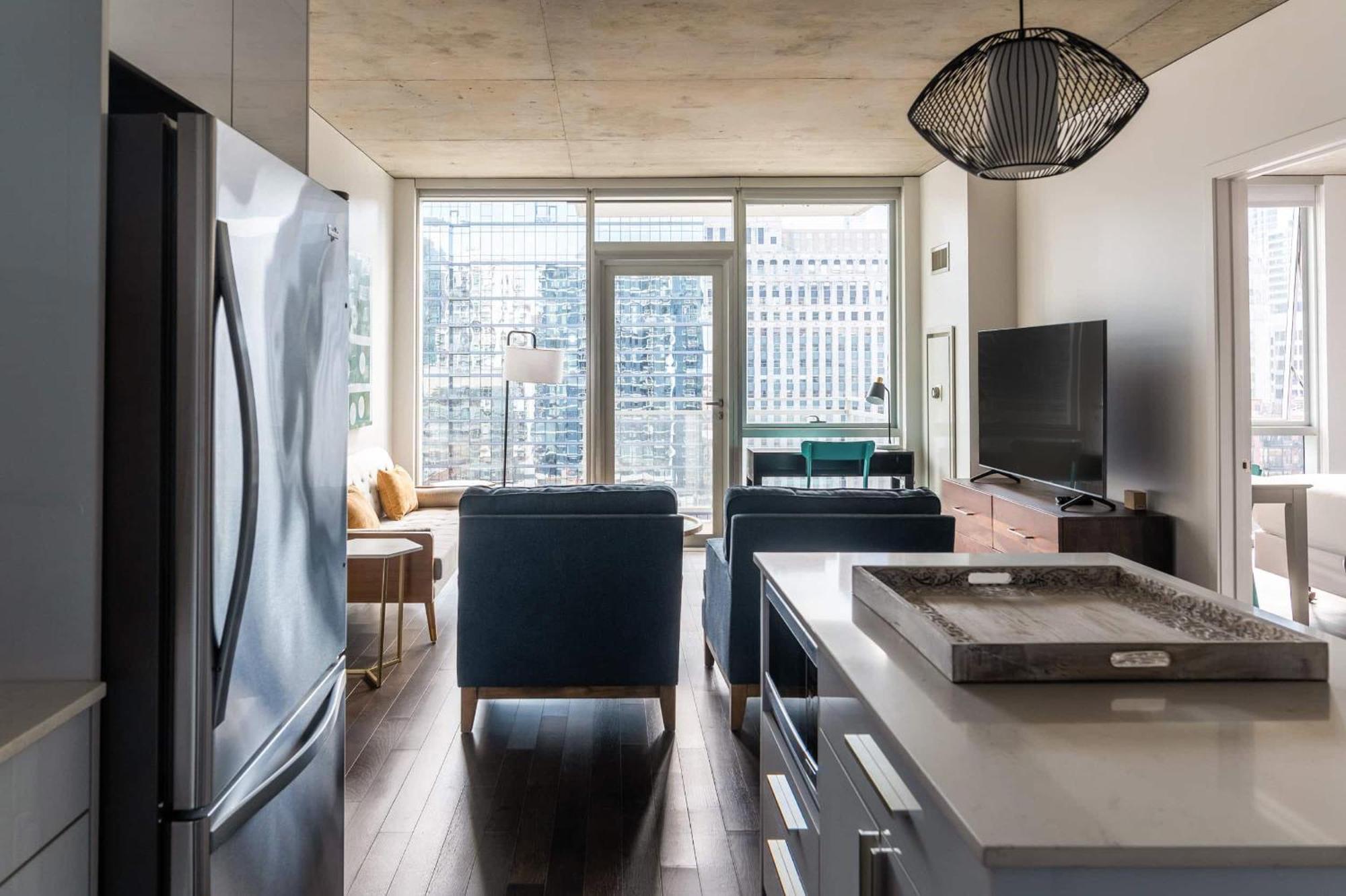 2Br Elegant Premium Suite With Balcony & Sweeping City Views Chicago Bagian luar foto