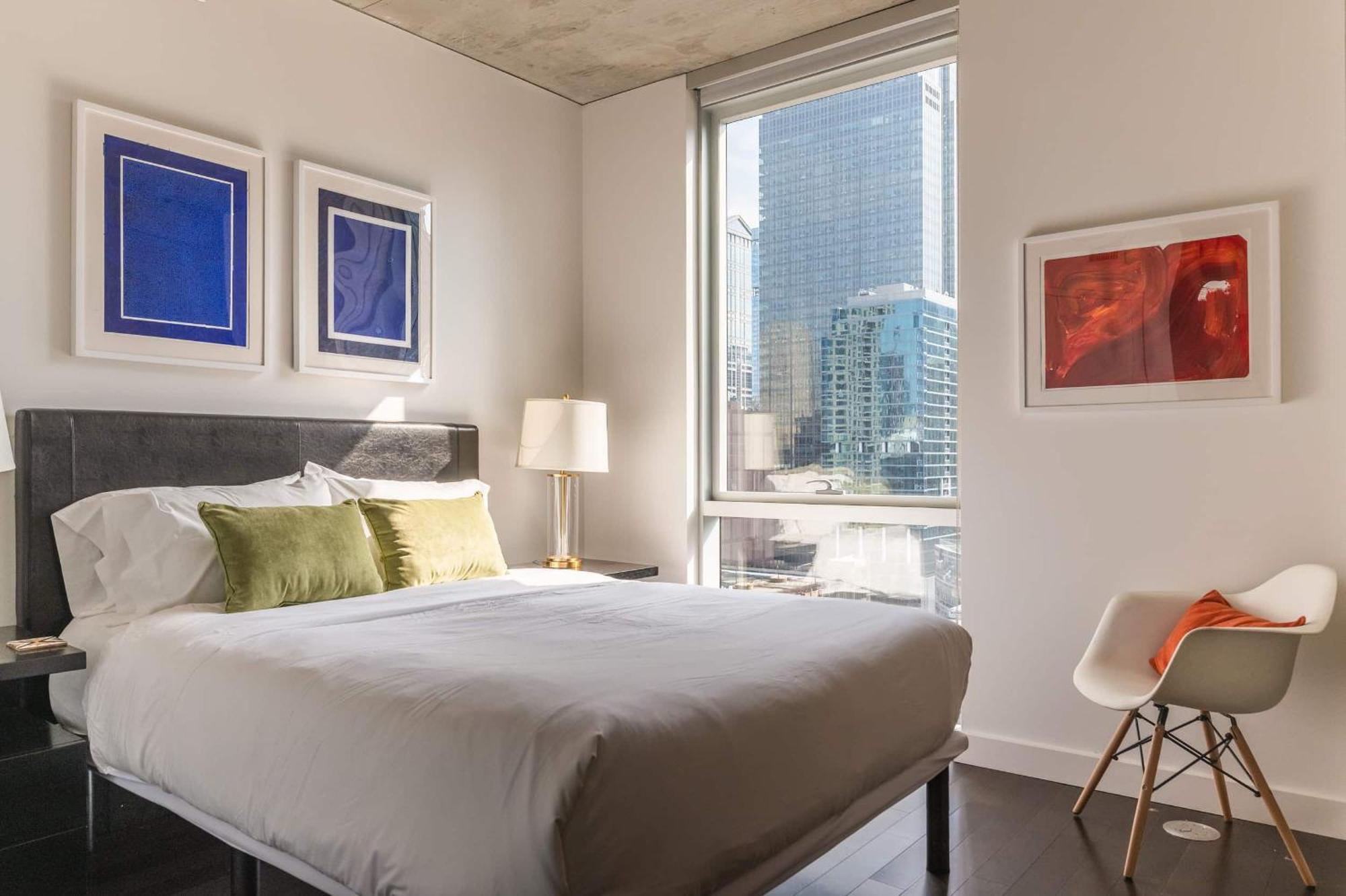 2Br Elegant Premium Suite With Balcony & Sweeping City Views Chicago Bagian luar foto